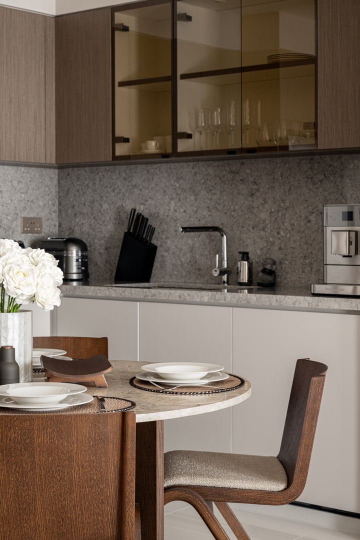 Kitchen joinery and dining detail